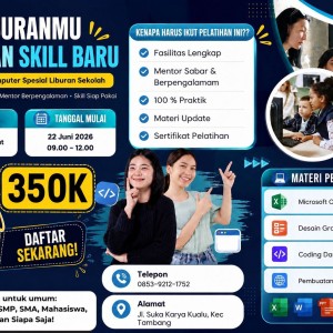✨ Isi Liburanmu dengan Skill Baru! ✨